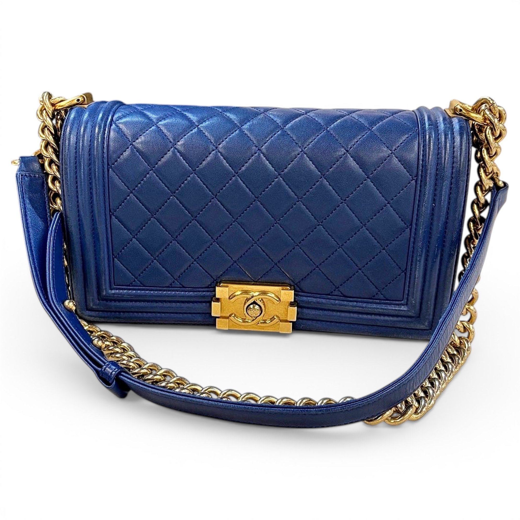 Boy leather crossbody bag