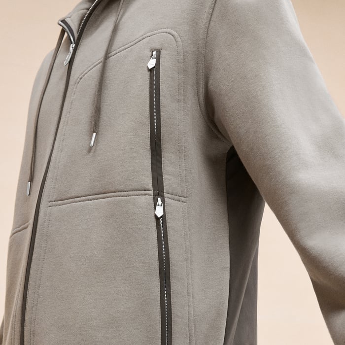 Tourbe Sport Capsule Zipped Hooded Sweater