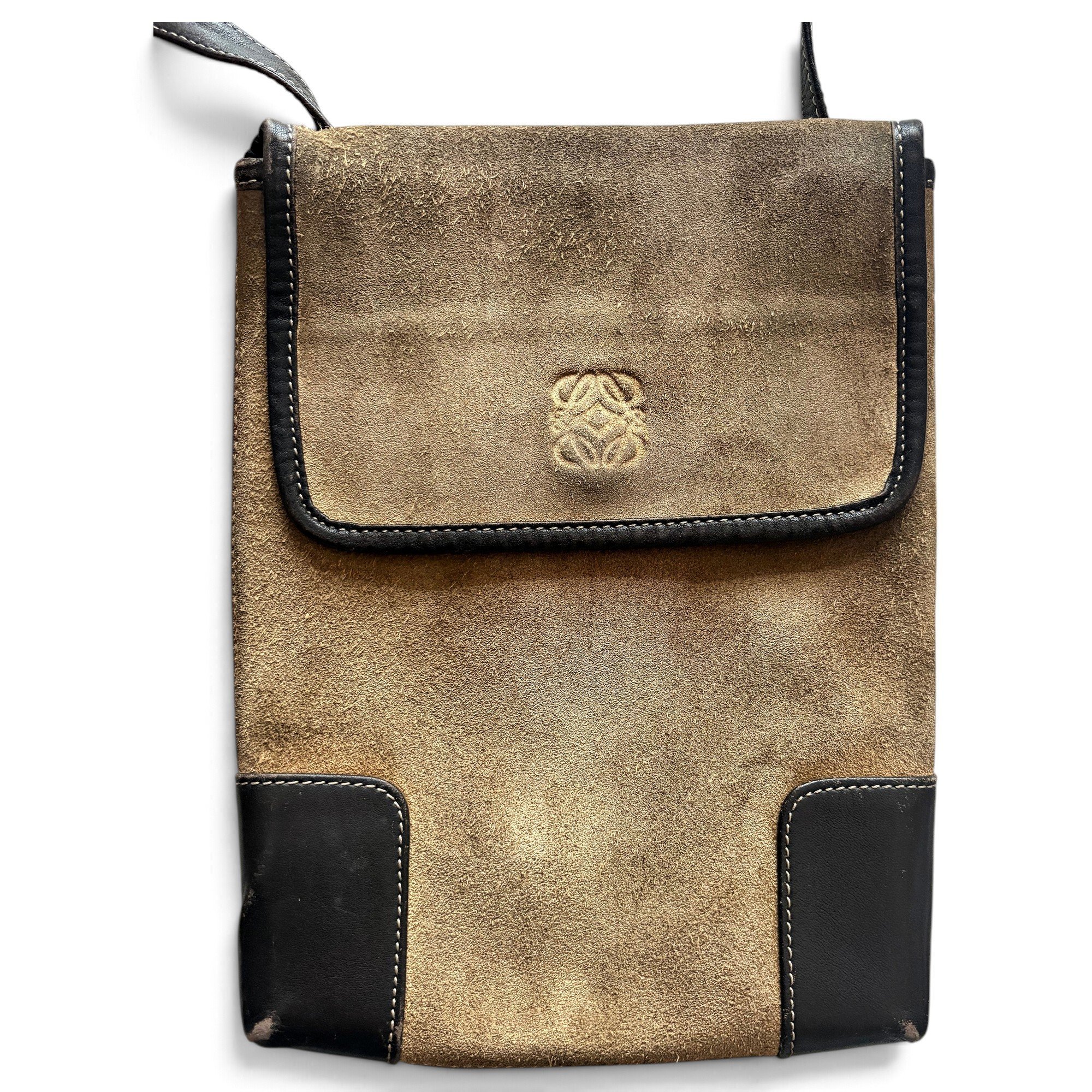 Anagram crossbody bag