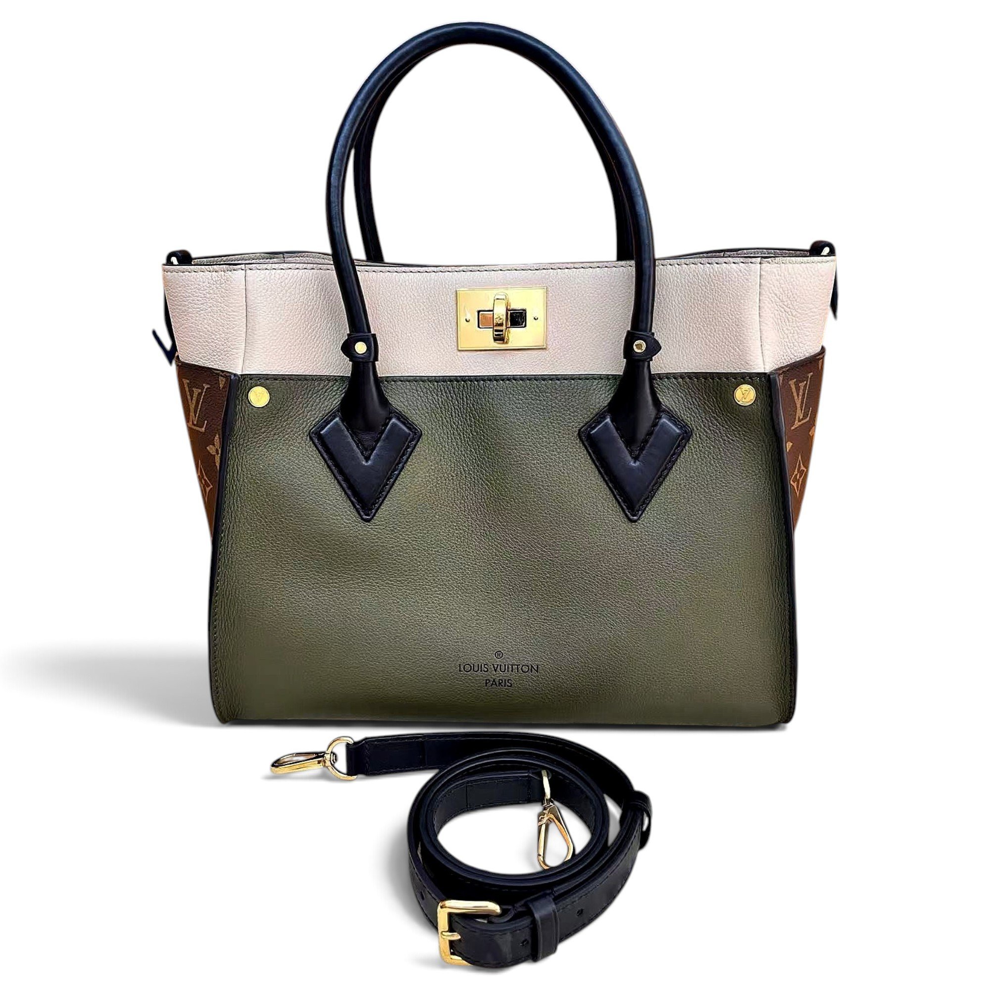 On My Side leather handbag