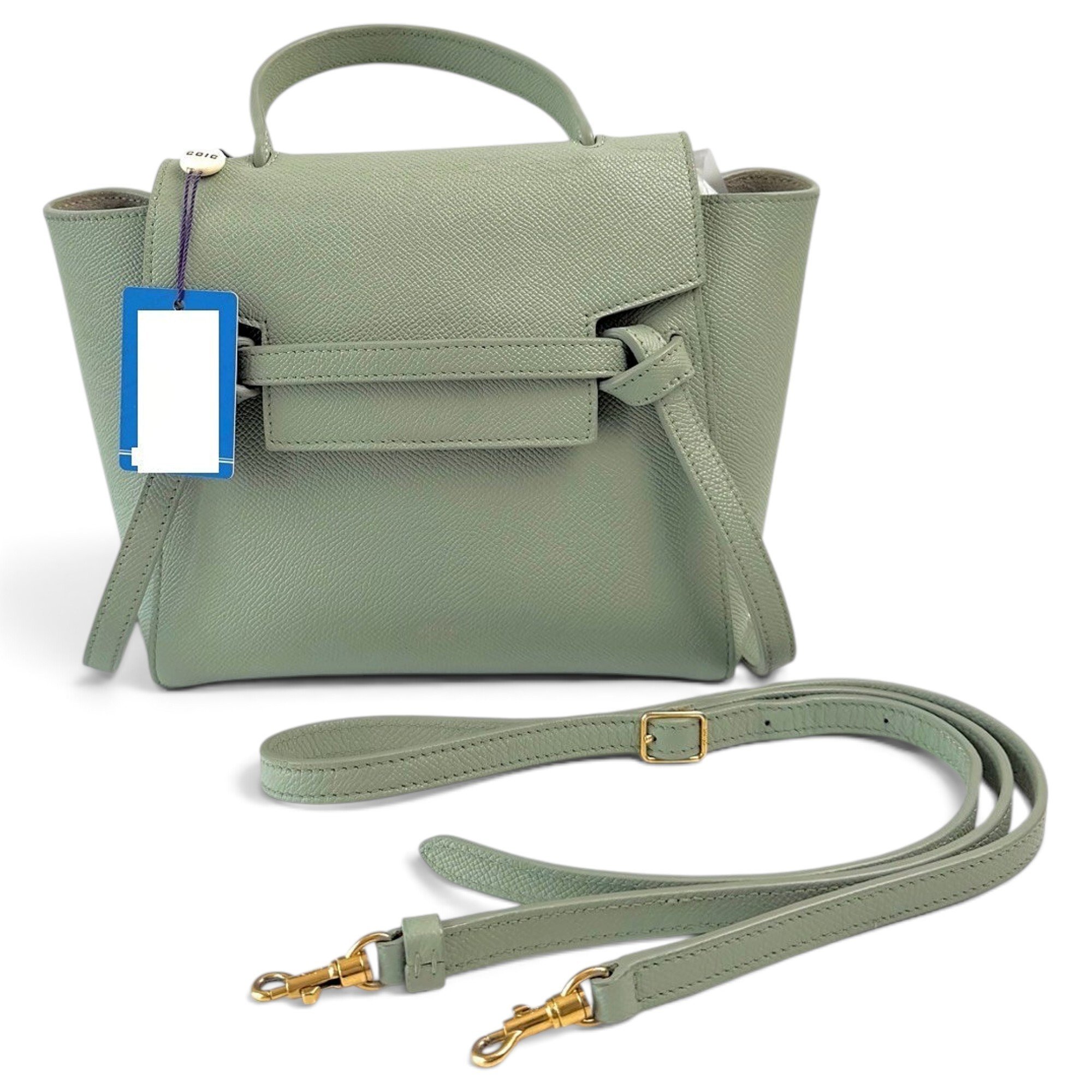 Belt leather handbag