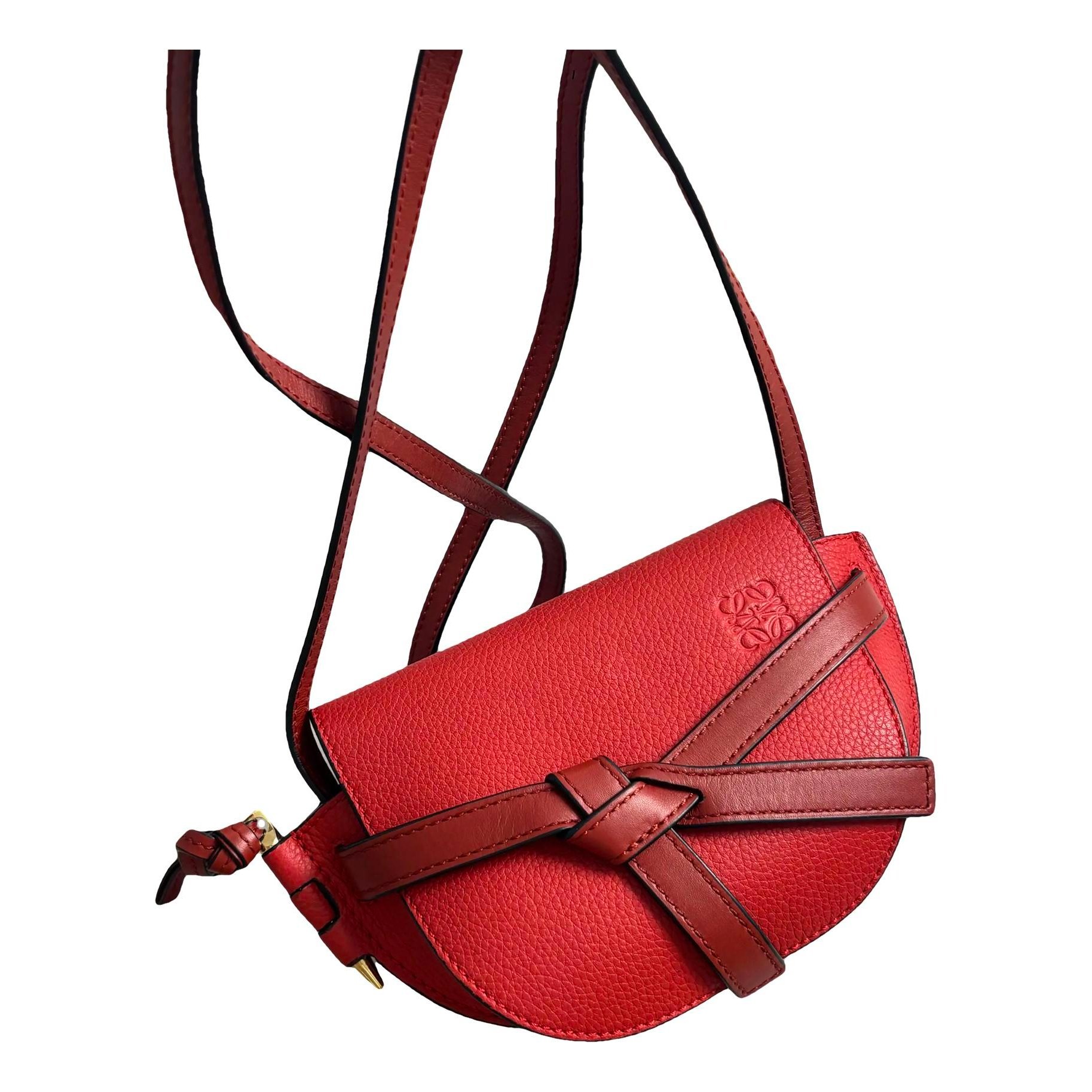 Gate leather crossbody bag