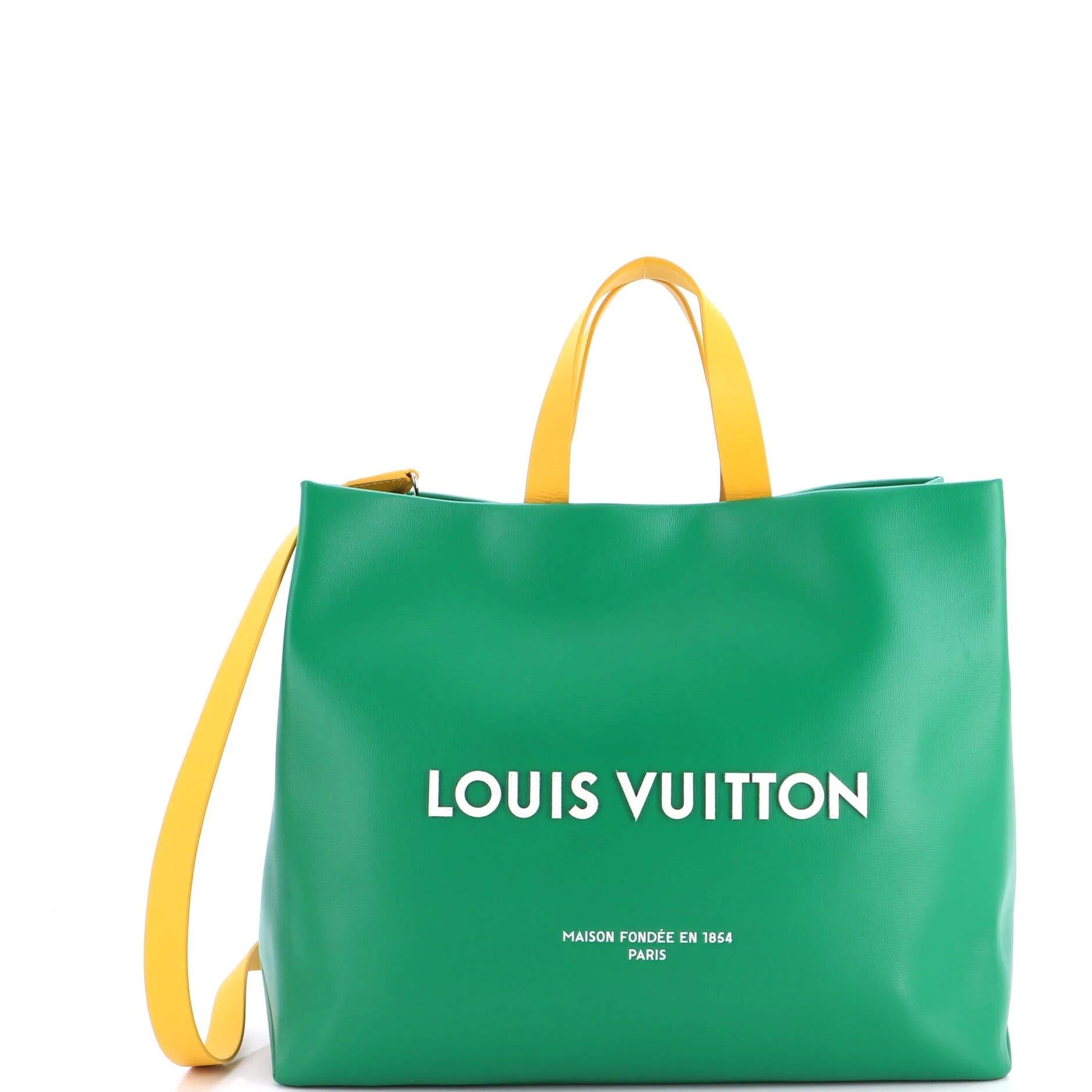 Leather tote