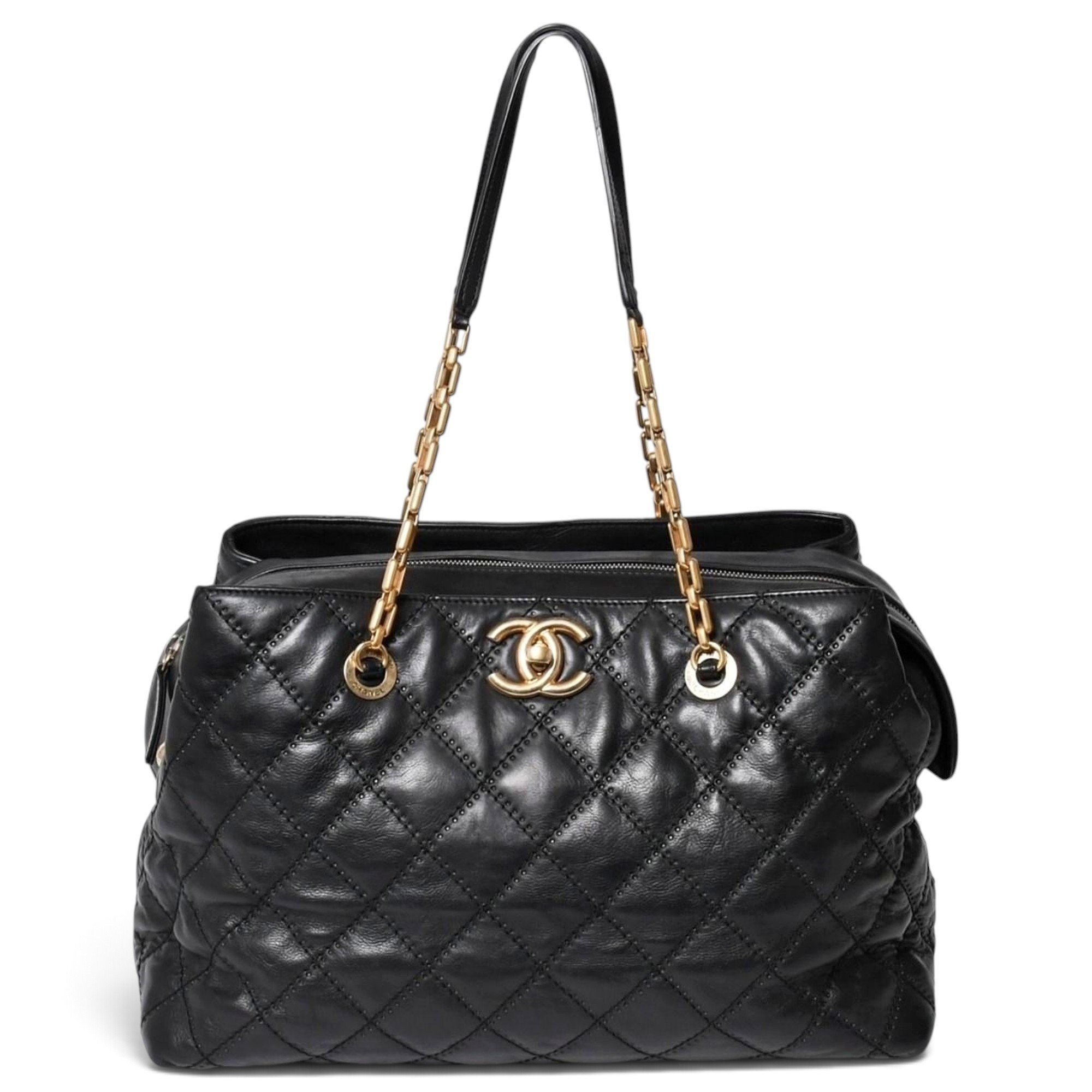 Leather tote
