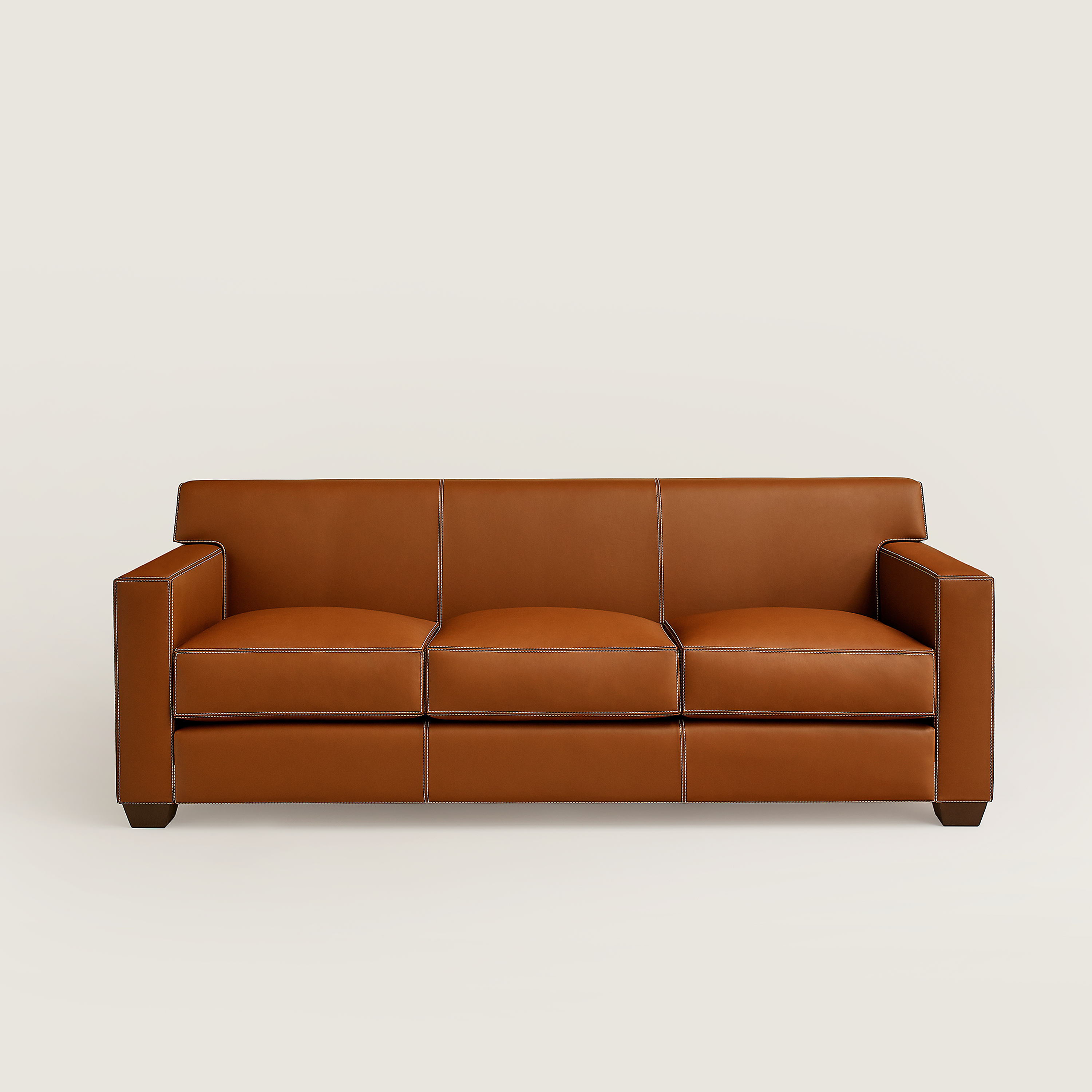Reeditions J.-M. Frank par Hermès Comfortable 3-seater sofa