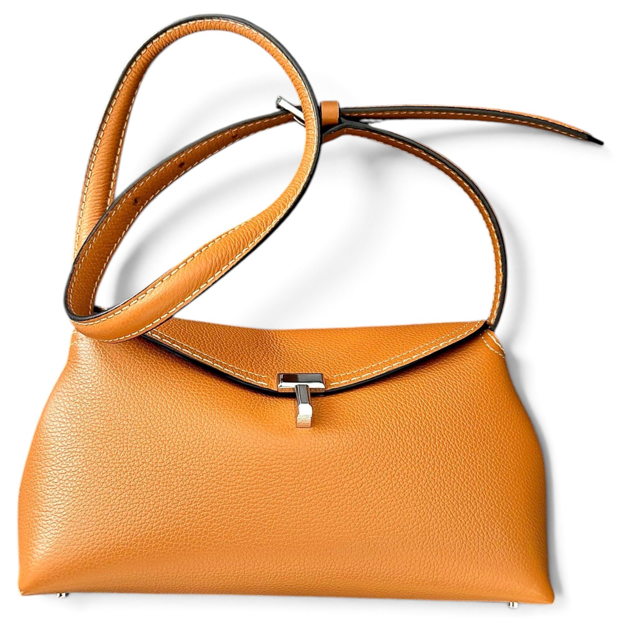 T-Lock leather crossbody bag