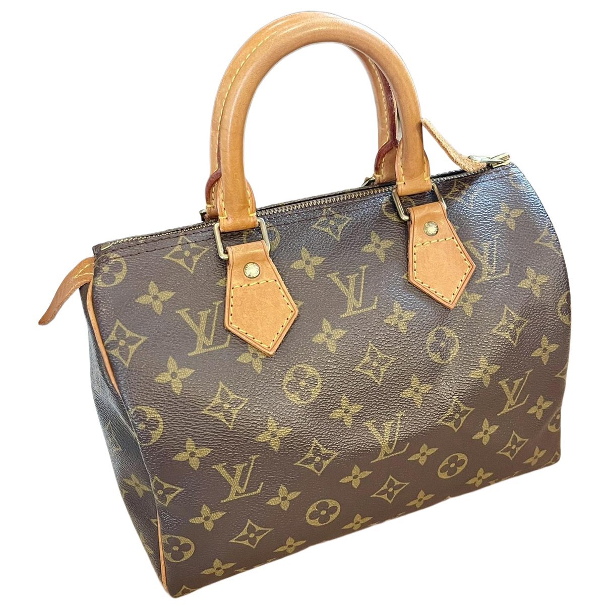 Speedy leather handbag