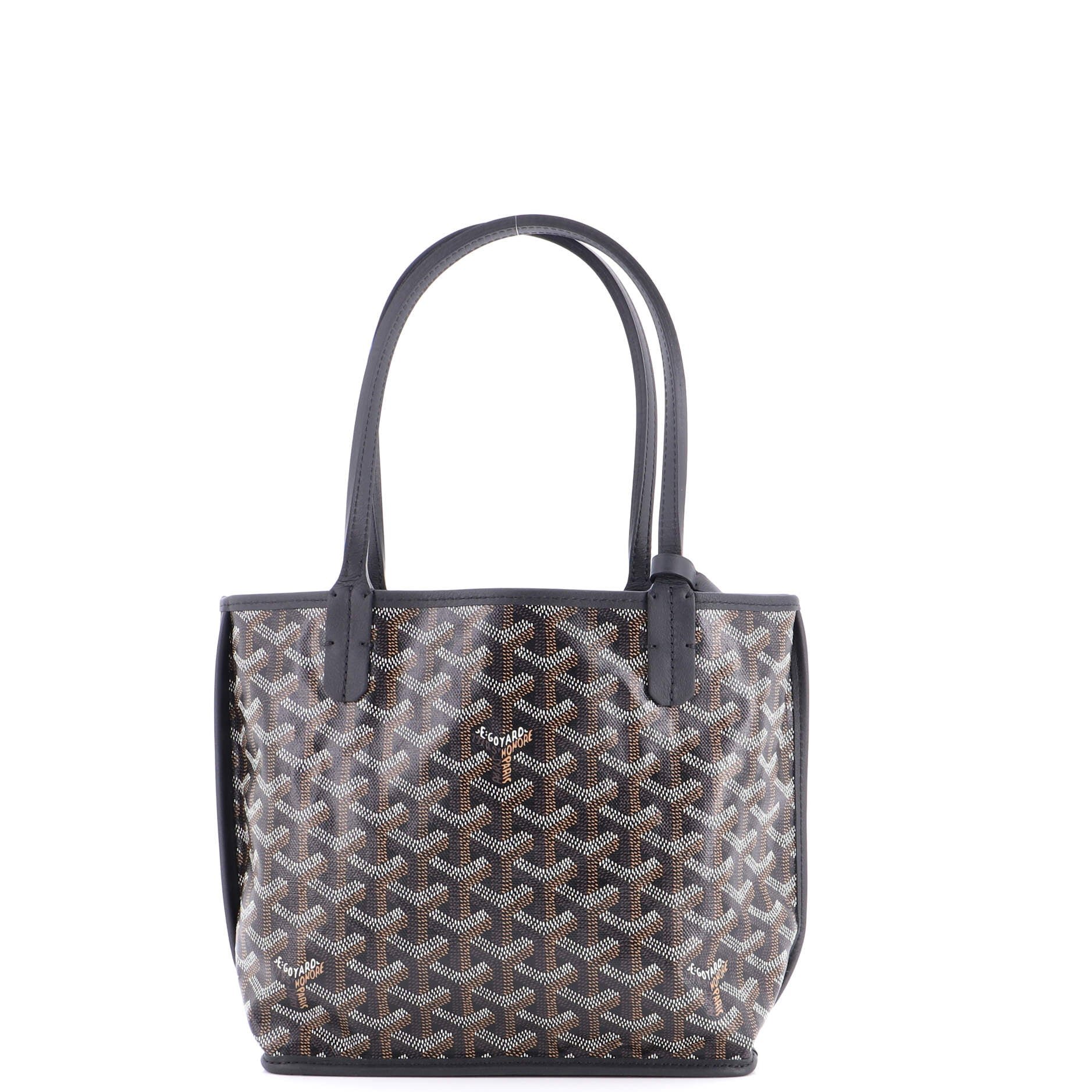 Anjou Reversible Tote Coated Canvas Mini