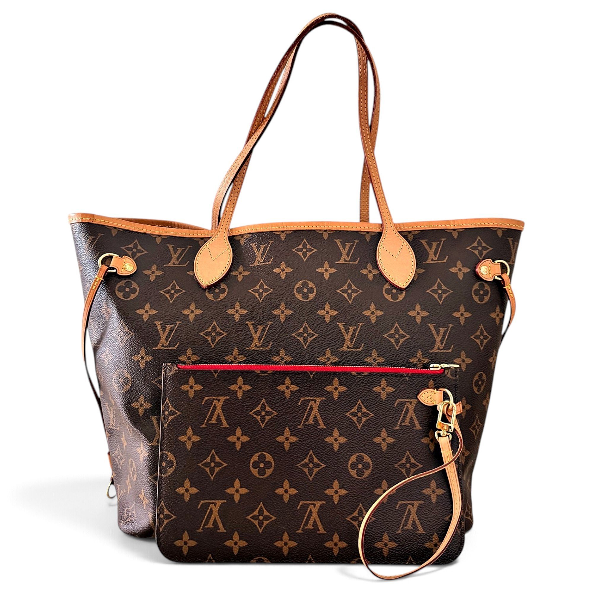 Neverfull leather tote