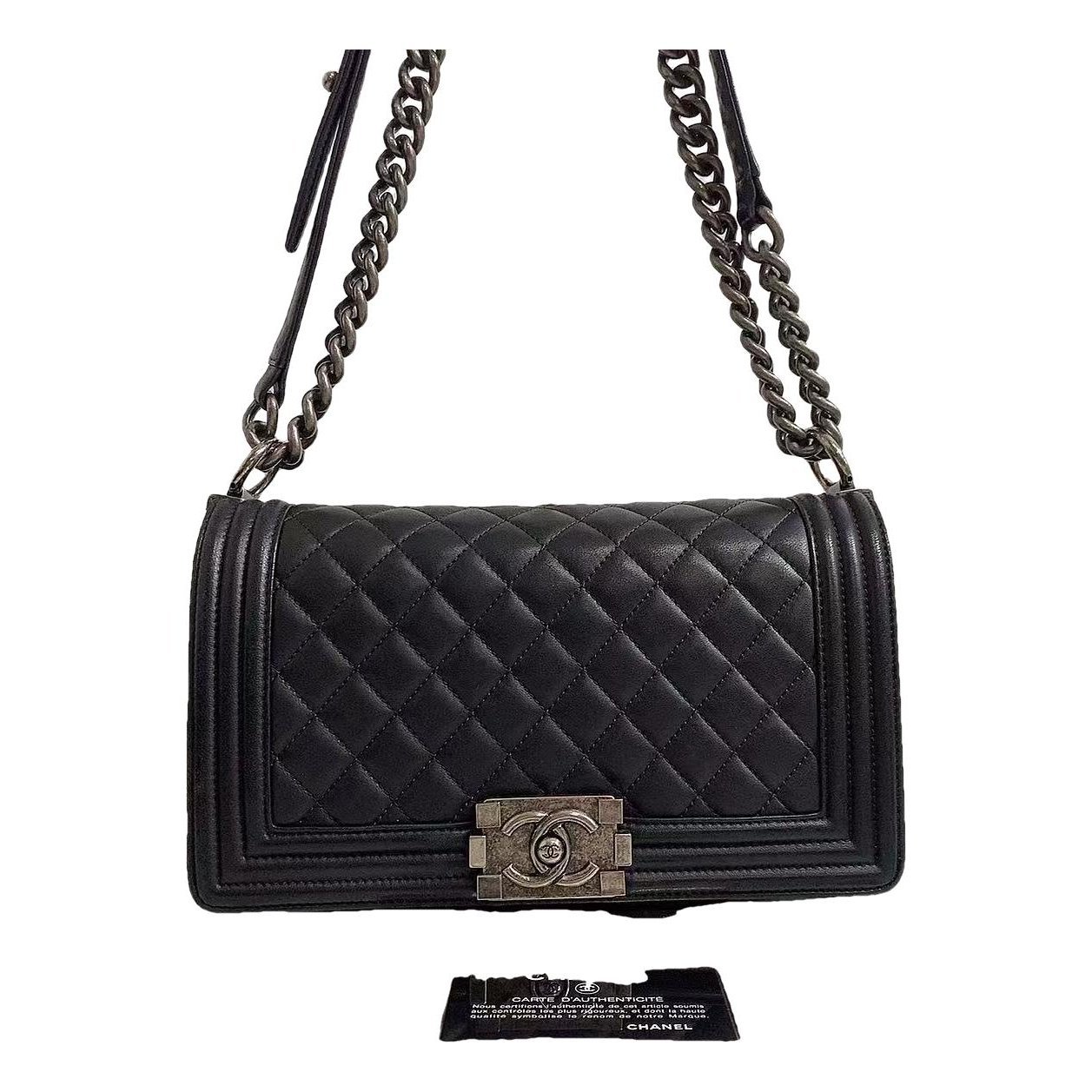 Boy leather handbag