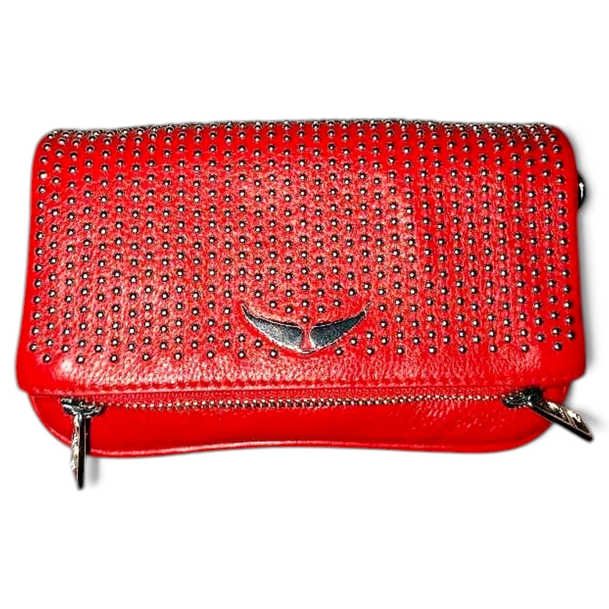 Rock leather crossbody bag
