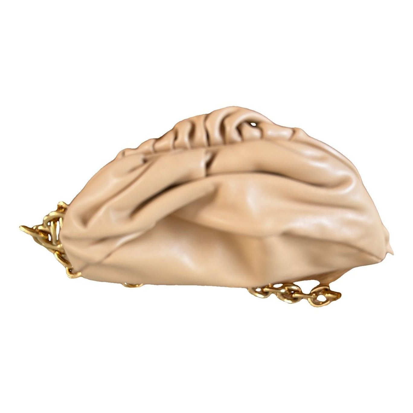 Leather clutch bag
