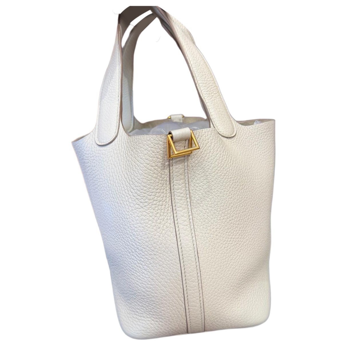 Picotin leather handbag