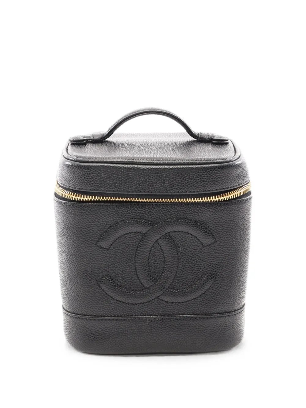 2011 Coco Mark Caviar leather vanity bag