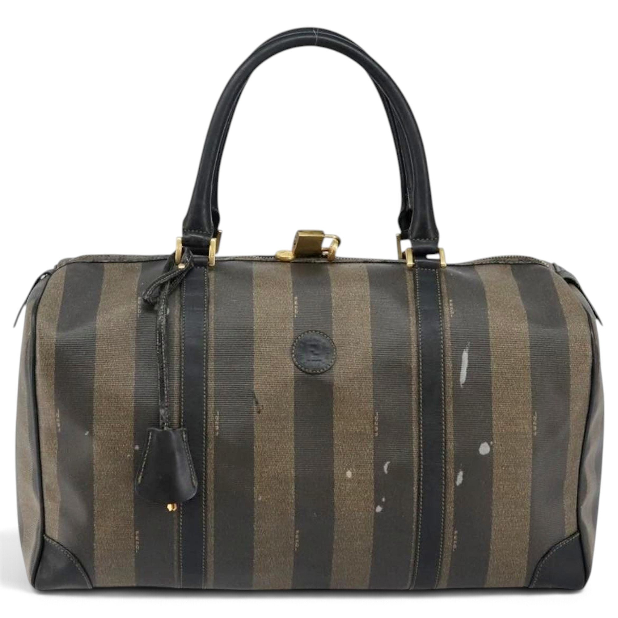 Leather bowling bag