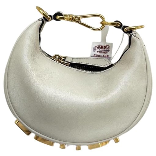 Fendigraphy leather handbag