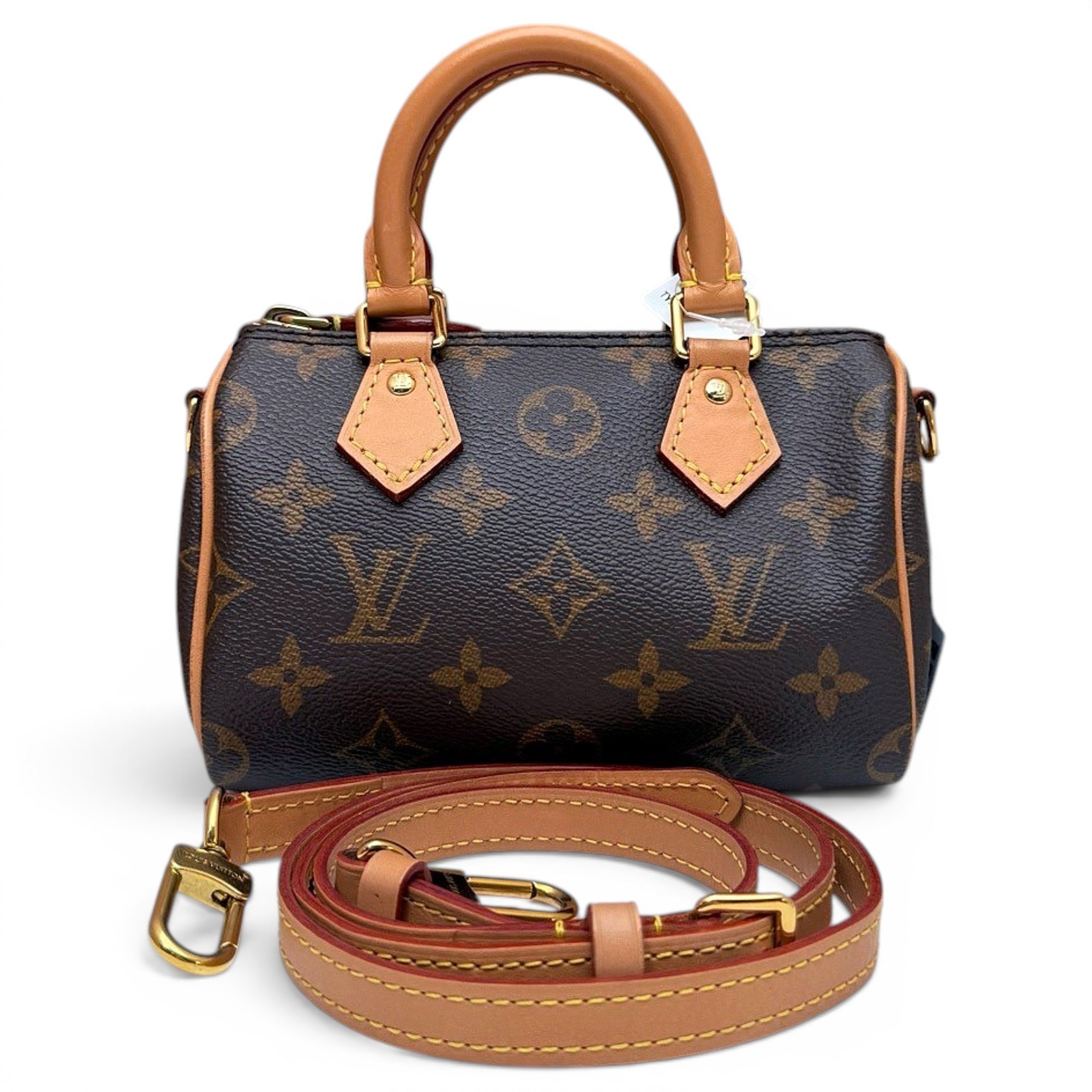 Louis Vuitton Nano Speedy / Mini HL leather handbag