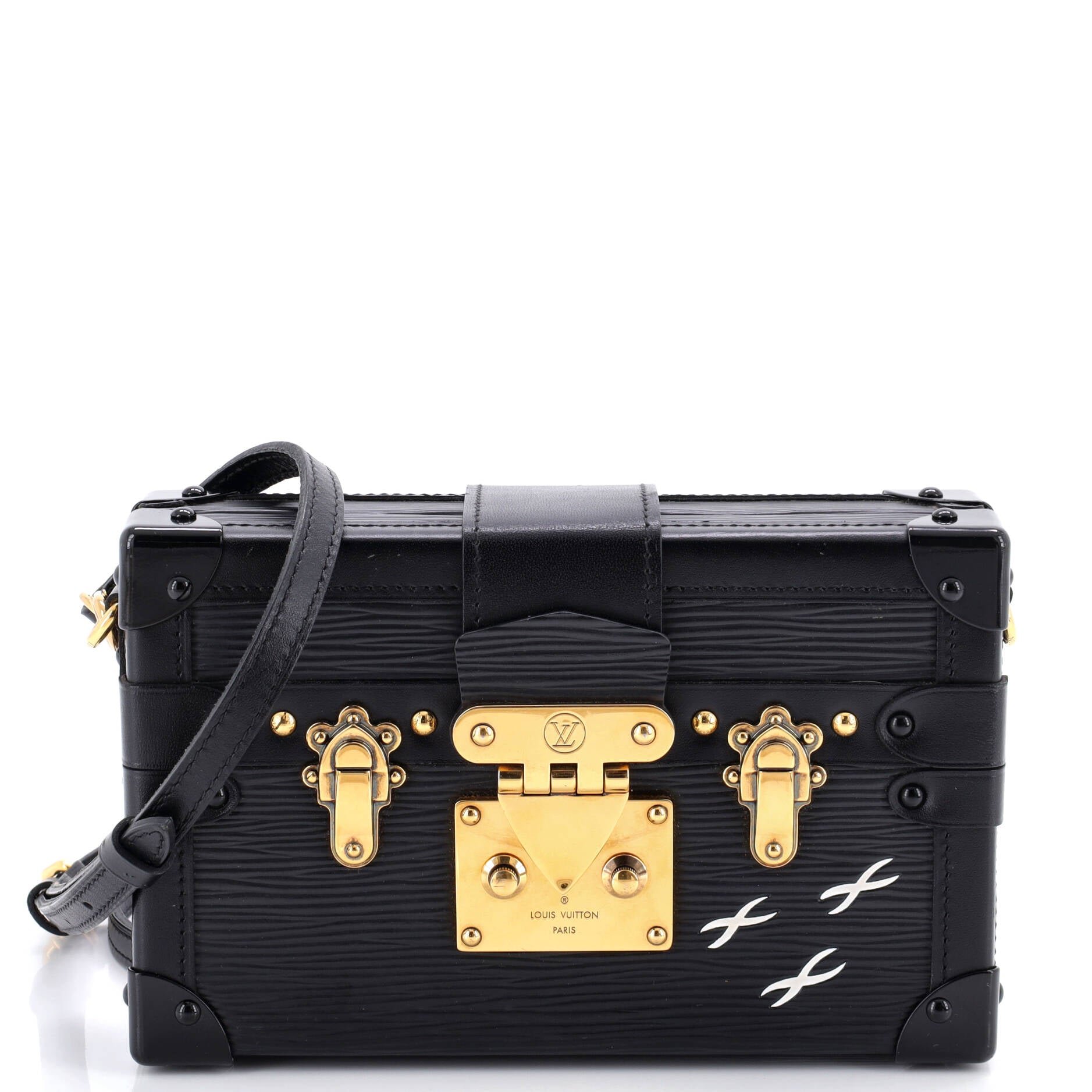 Louis Vuitton Petite Malle Handbag Epi Leather