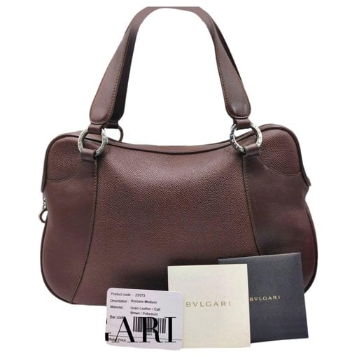 Leather bowling bag