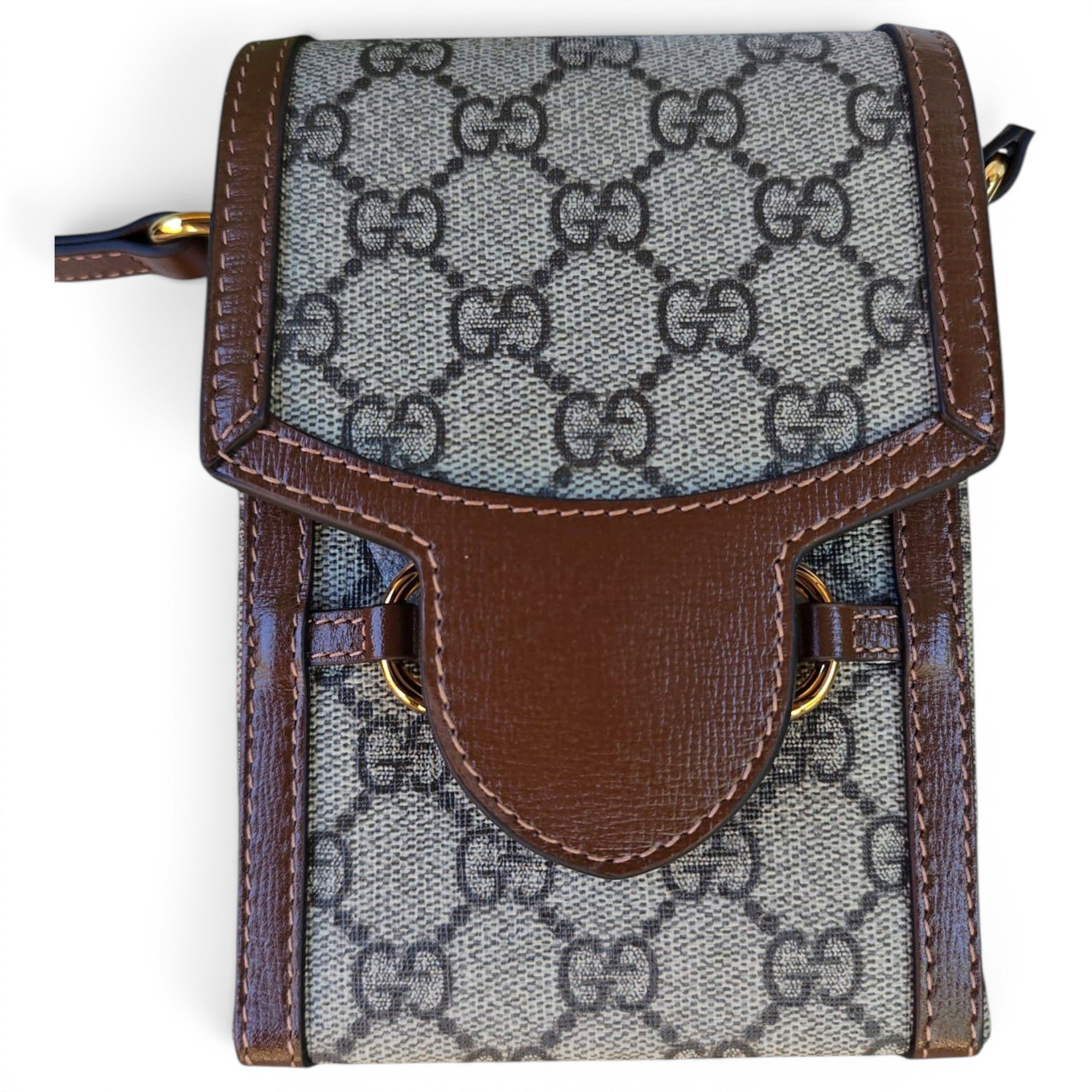 Horsebit 1955 Vertical cloth crossbody bag