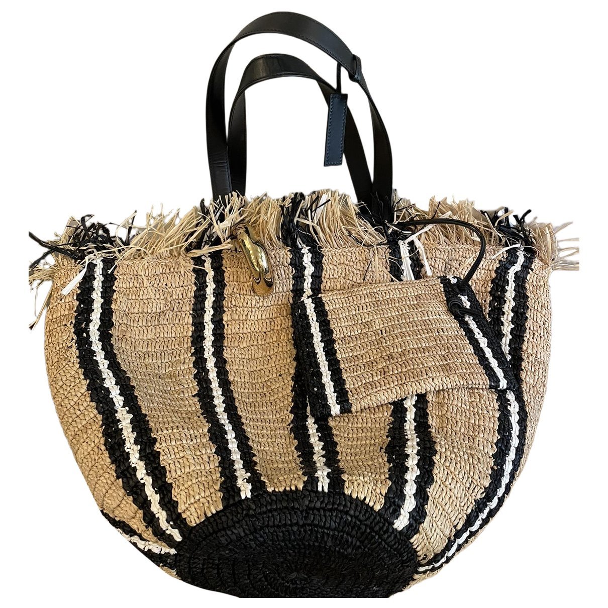 Leather tote