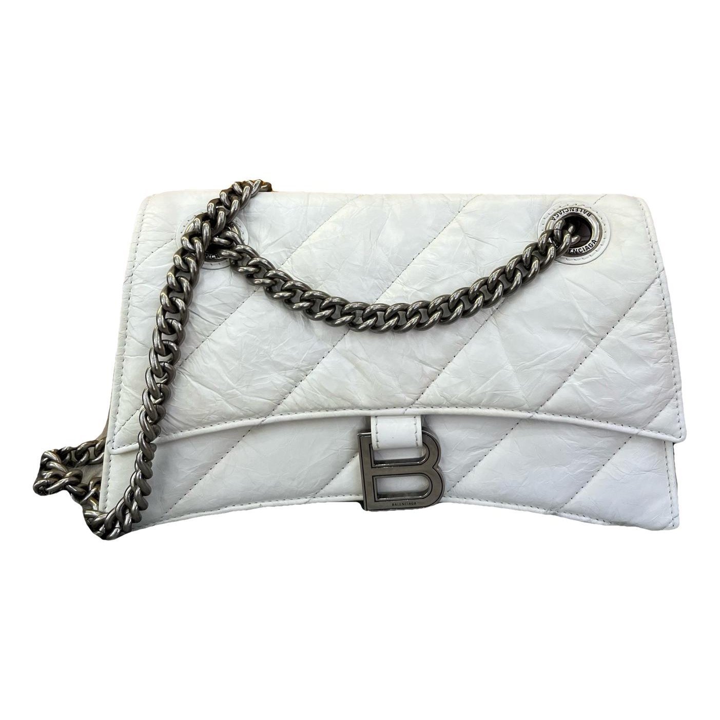 Hourglass leather tote