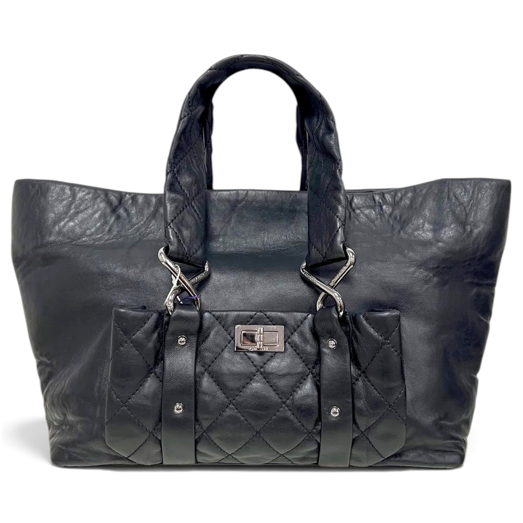 2.55 leather tote
