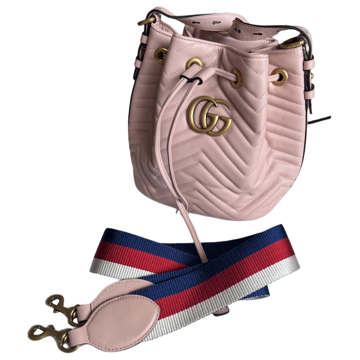 GG Marmont Bucket leather handbag