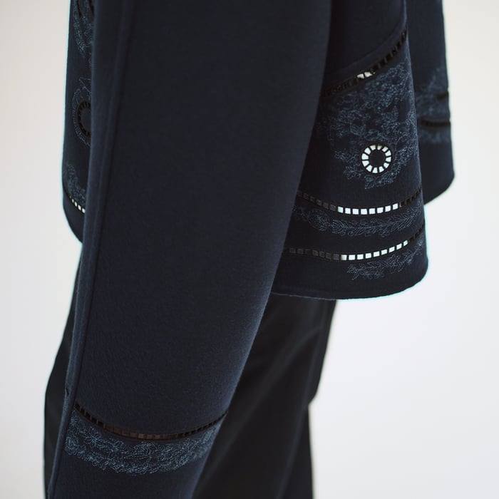 Bleu Noir Cashmere Jacket