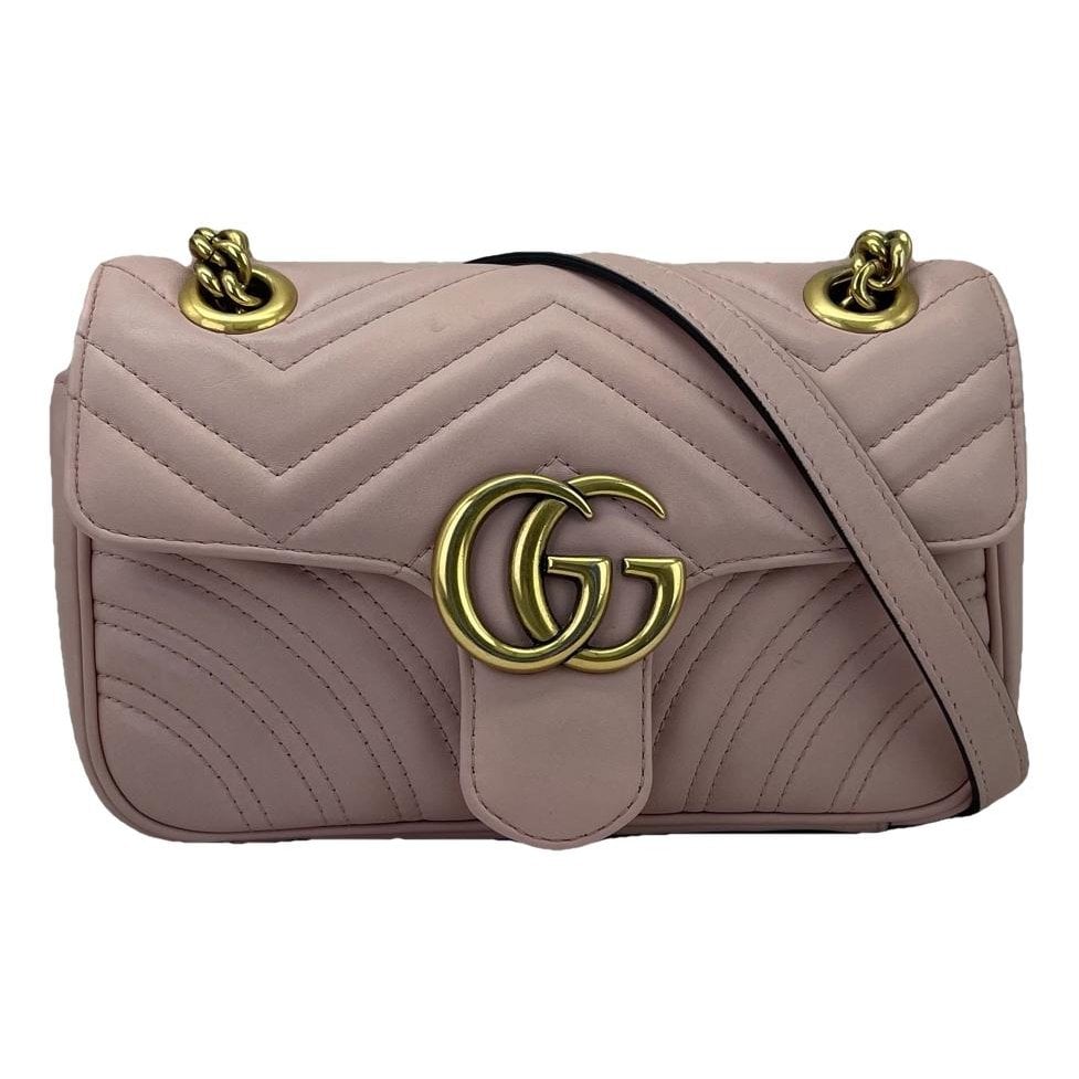 GG Marmont Flap leather handbag
