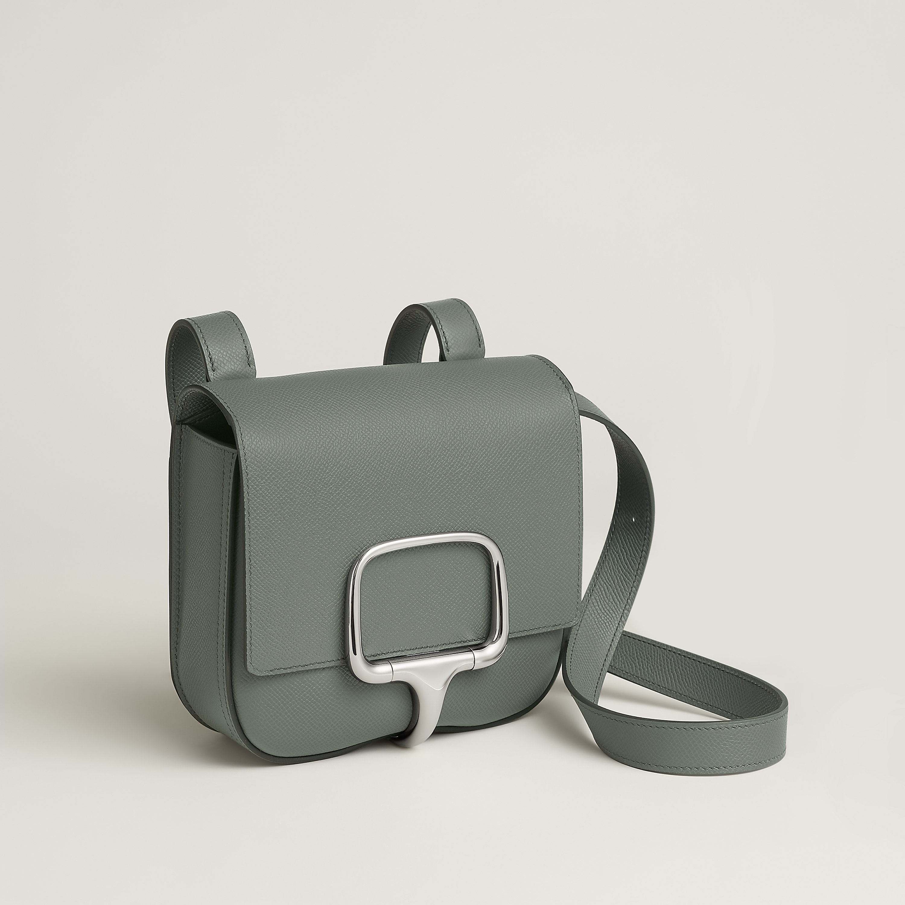 Hermès Della Cavalleria Mini II calfskin Vert Amande