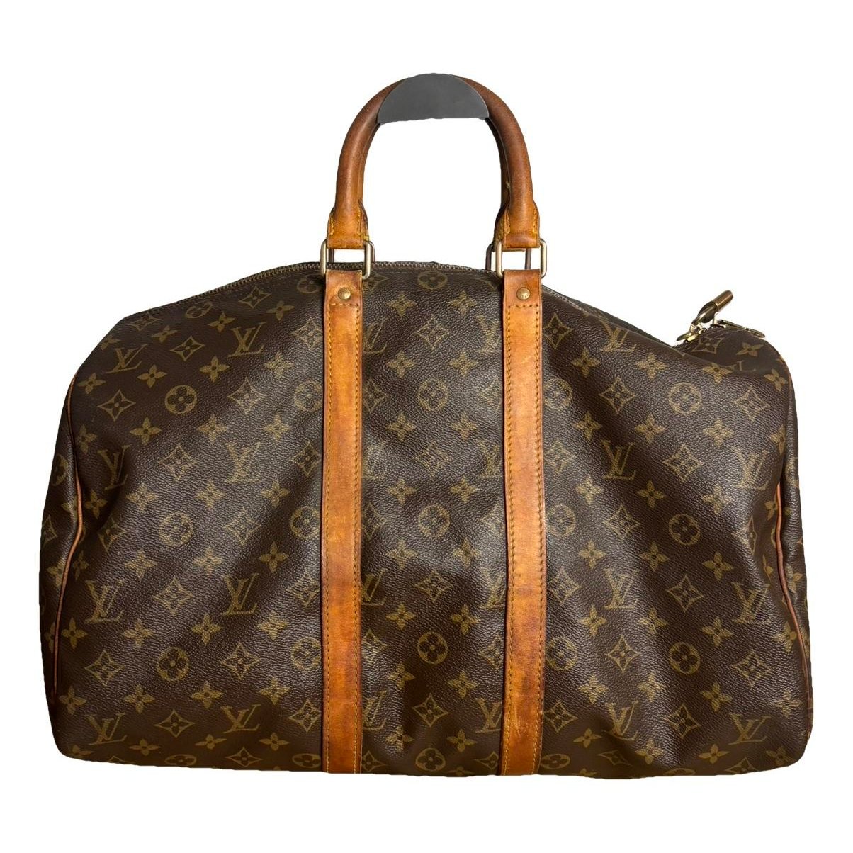 Keepall leather travel bag