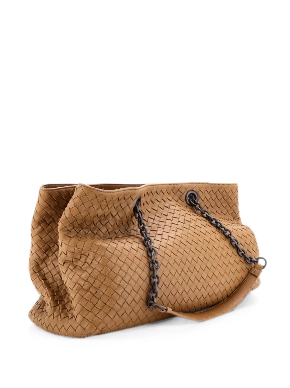 Double Chain Tote Intrecciato Nappa Large shoulder bag