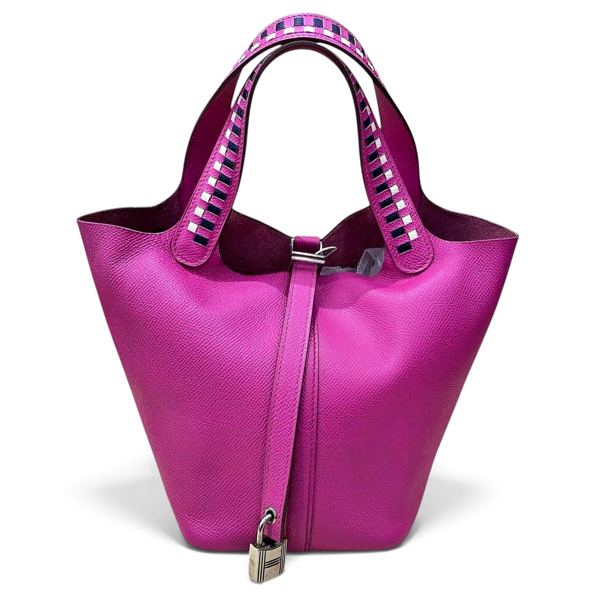 Picotin leather handbag