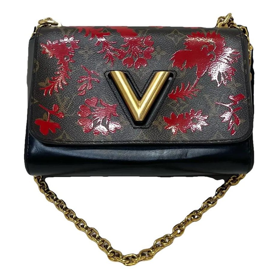 Twist leather crossbody bag