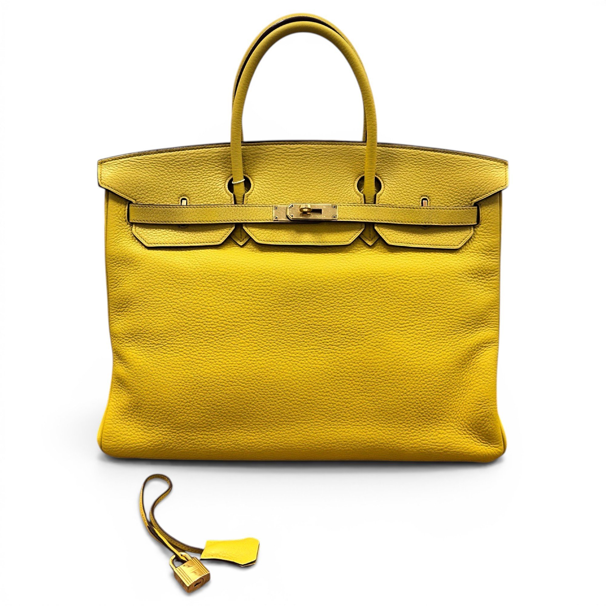 Birkin 40 leather handbag