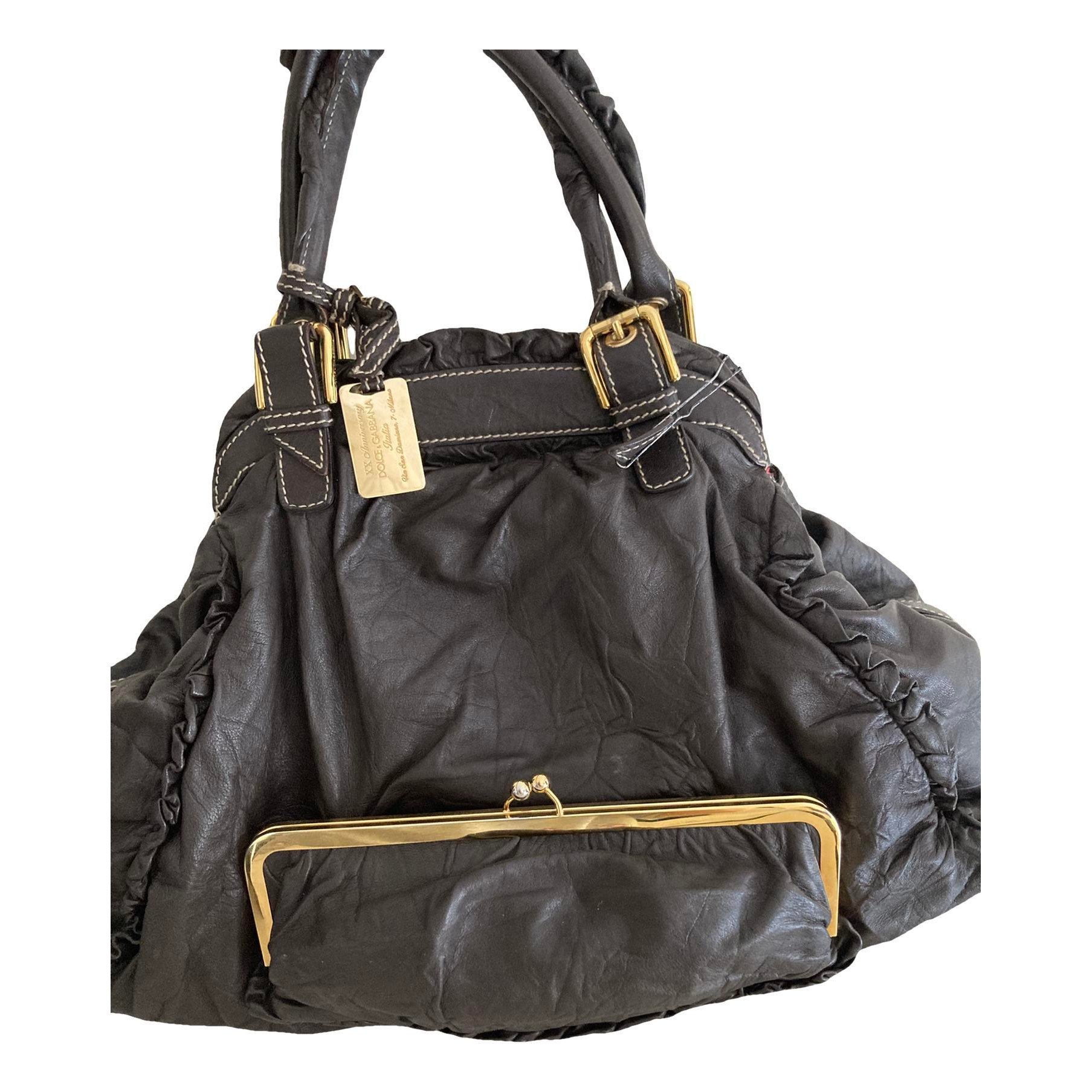 Leather tote