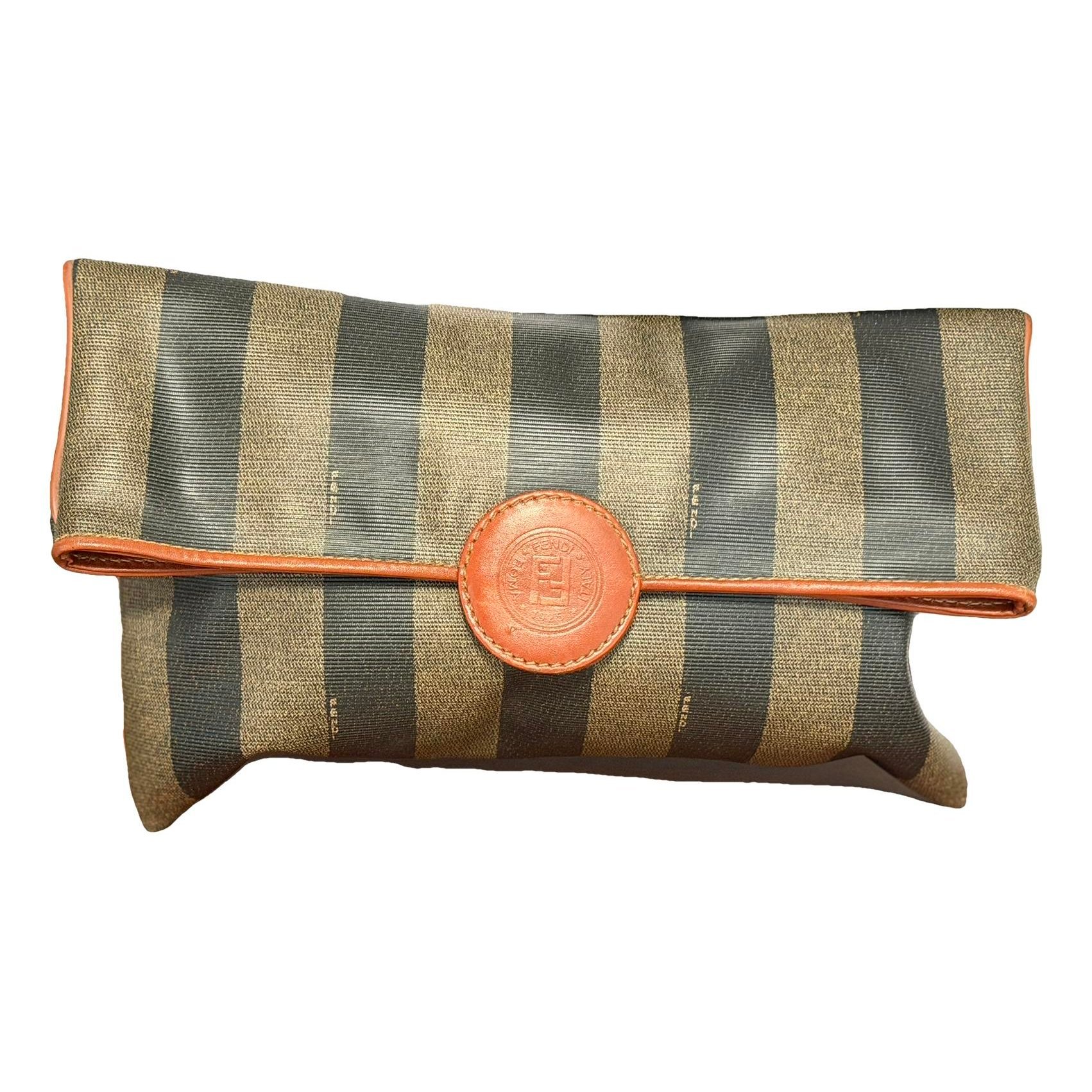 Vinyl clutch bag