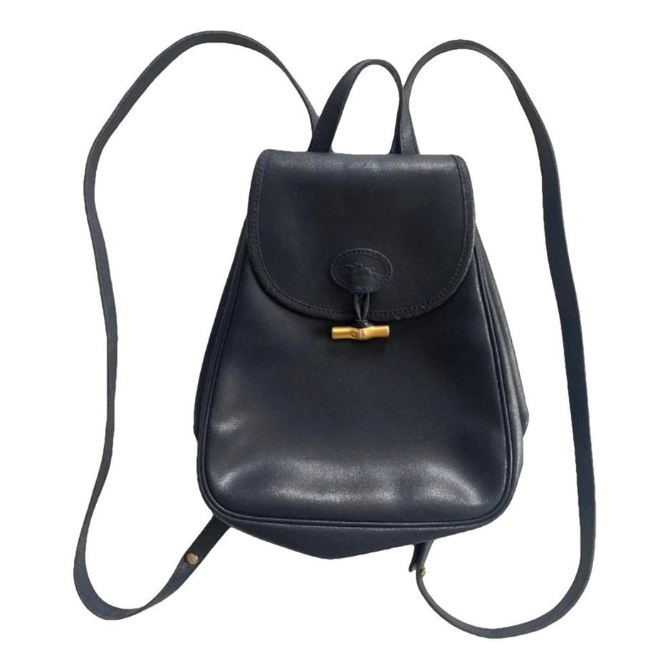 Leather backpack