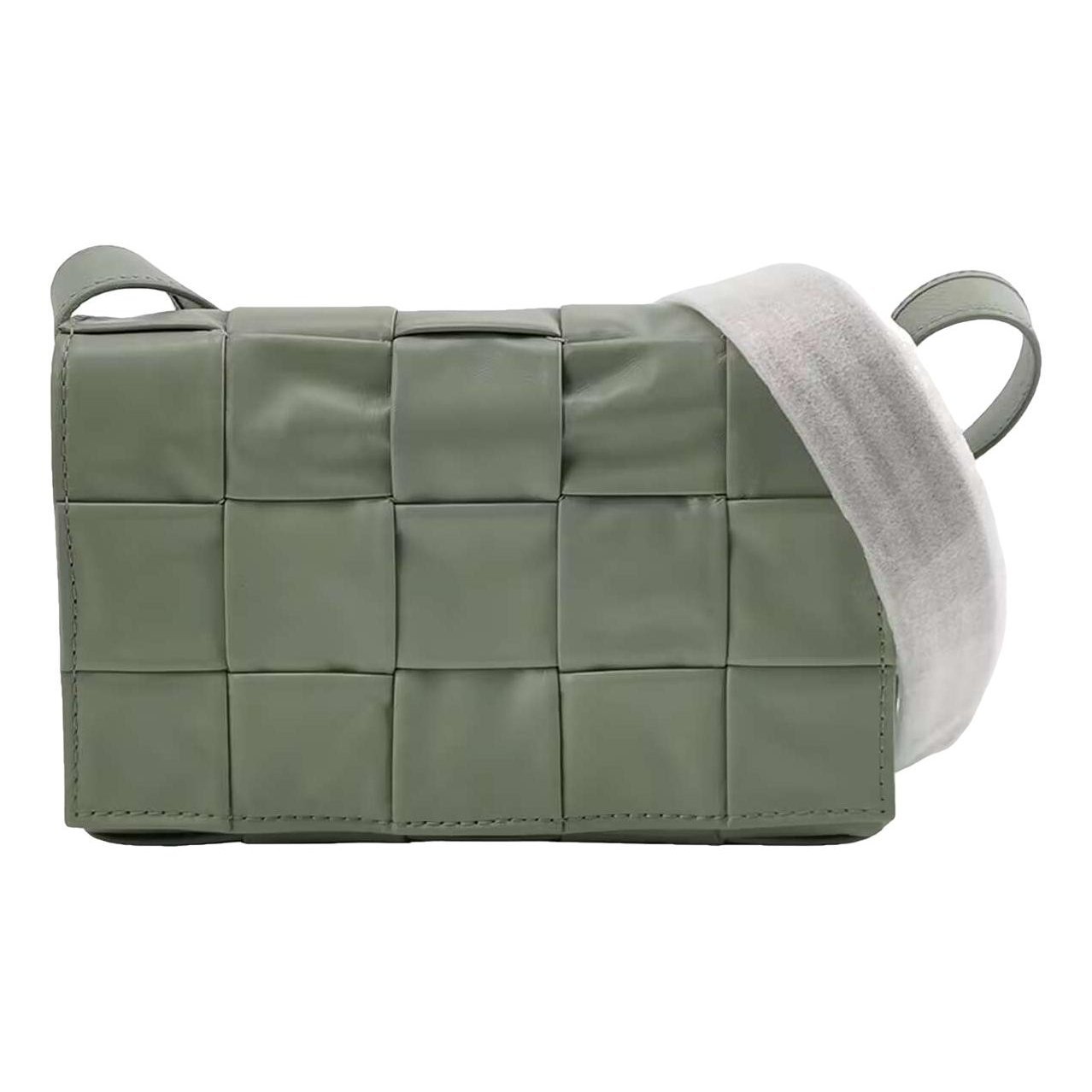 Cassette leather handbag