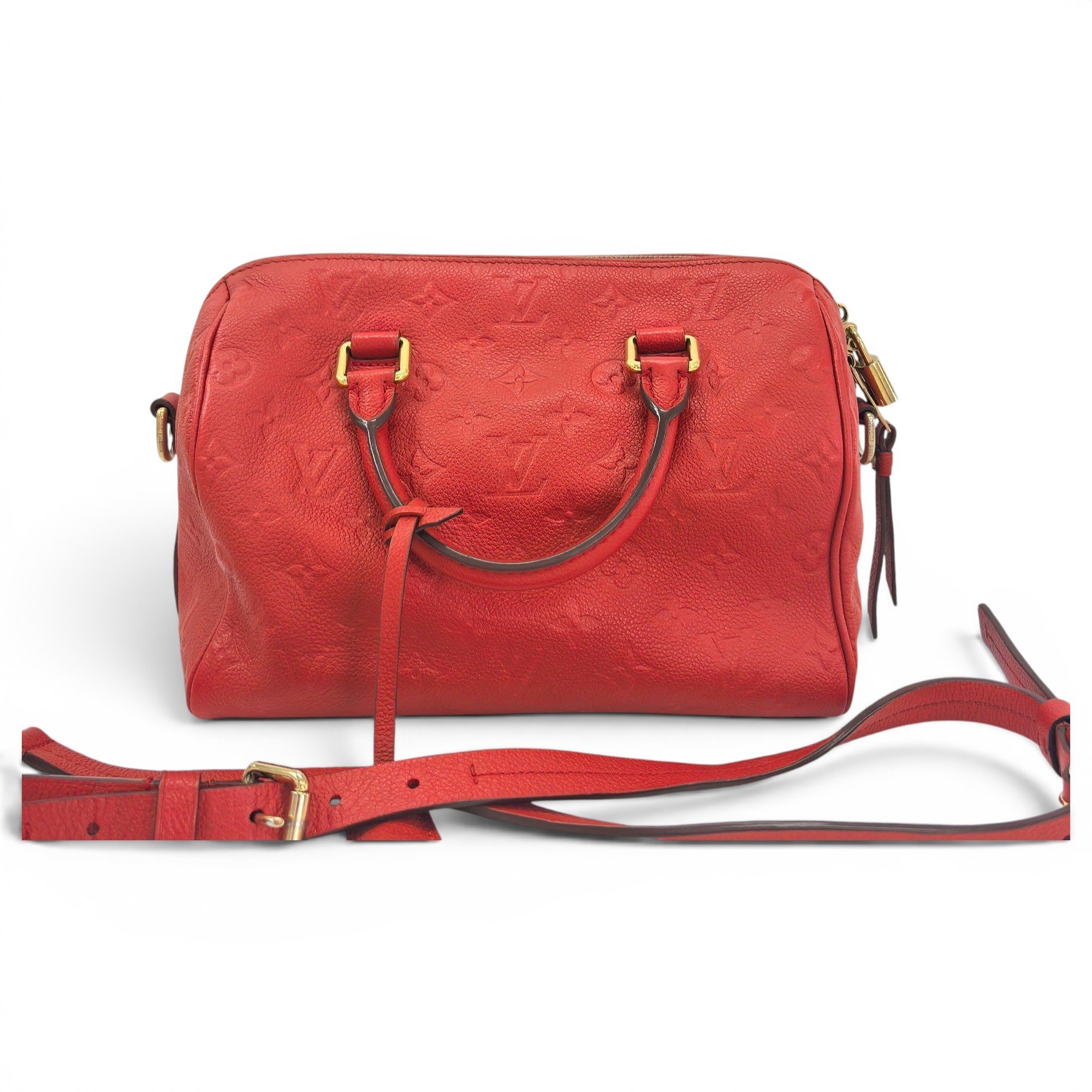 Speedy leather handbag