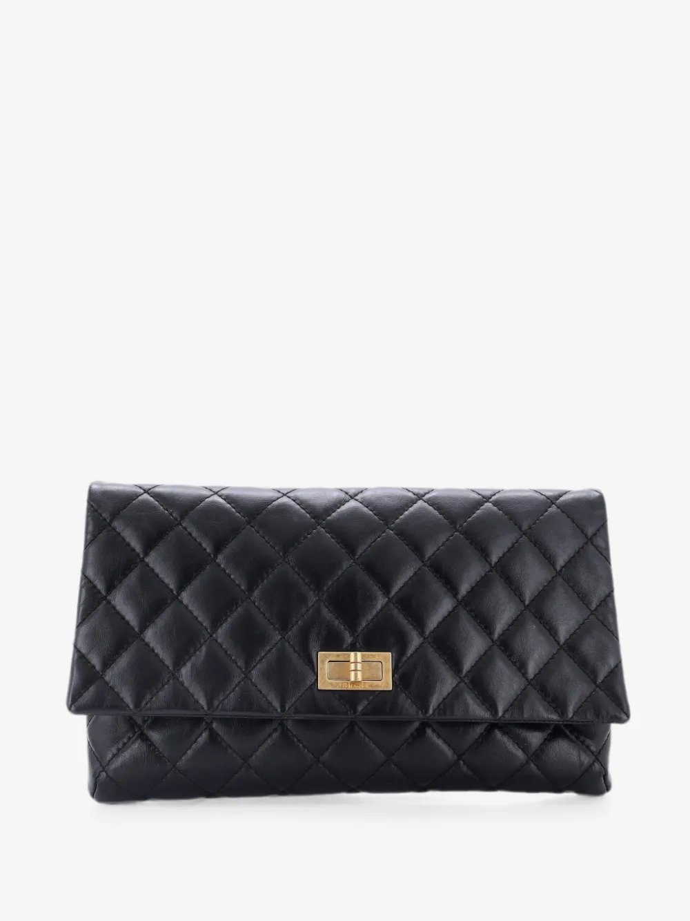 Reissue 2.55 Flap Quilted Aged Calfskin clutch bag