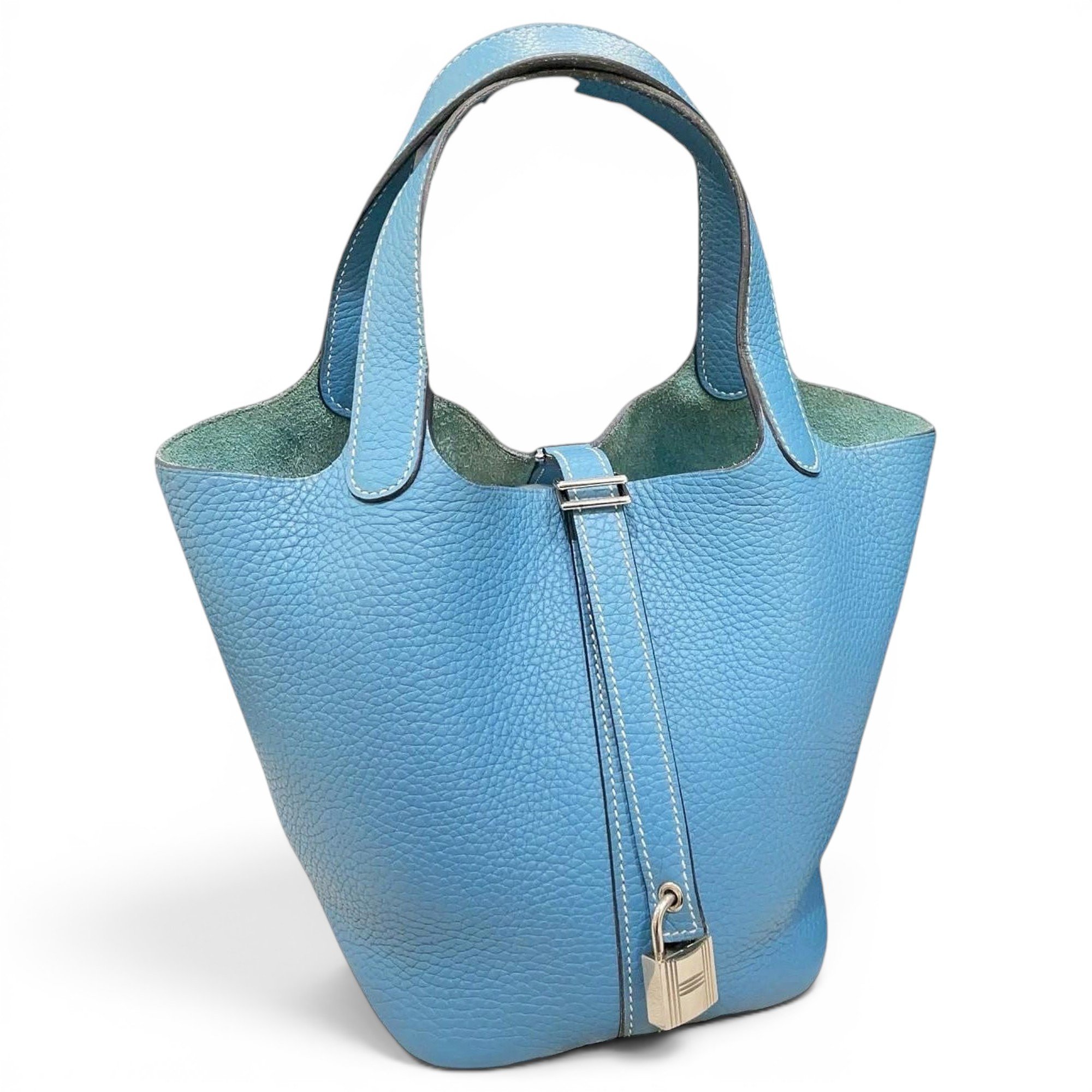 Picotin leather handbag