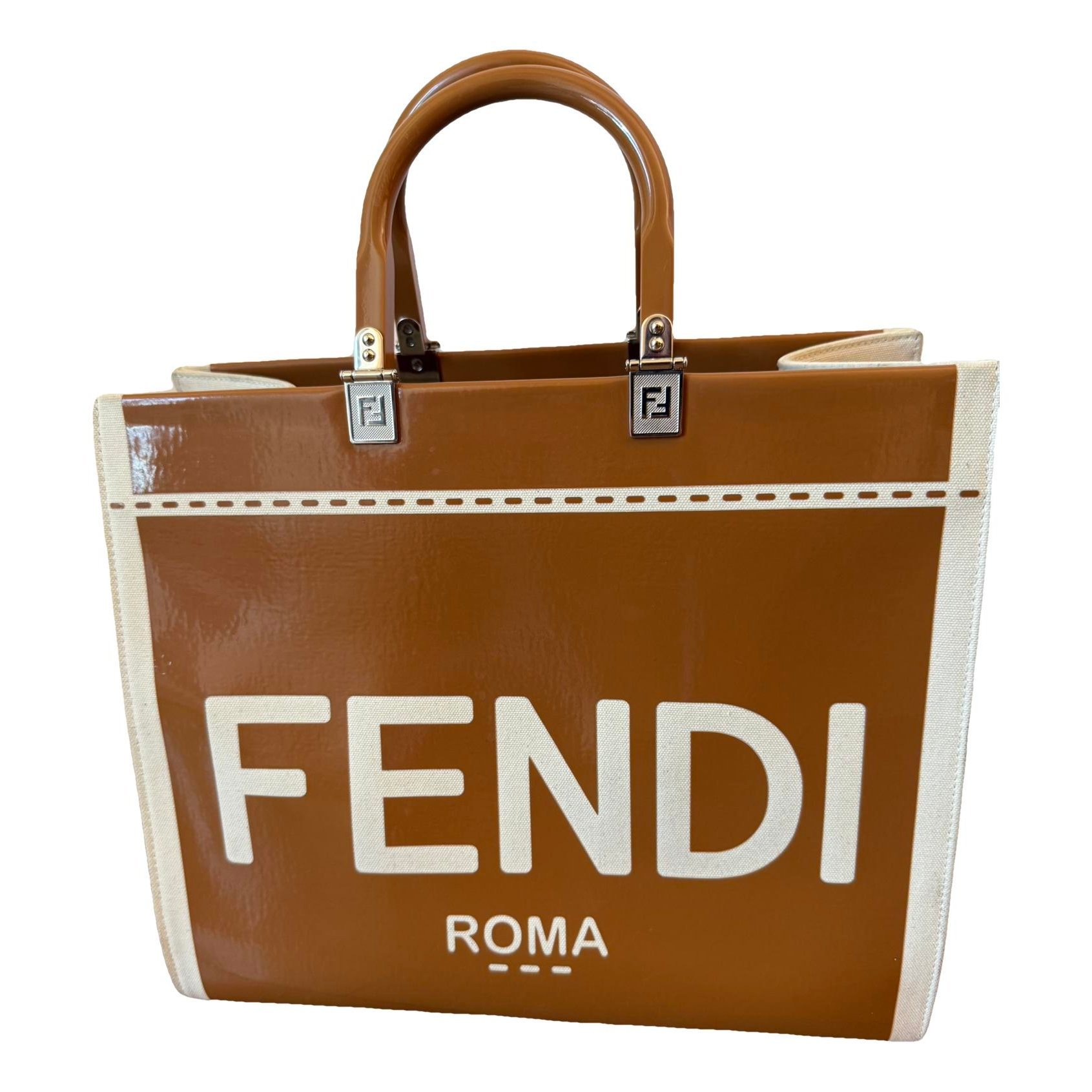 Sunshine leather tote