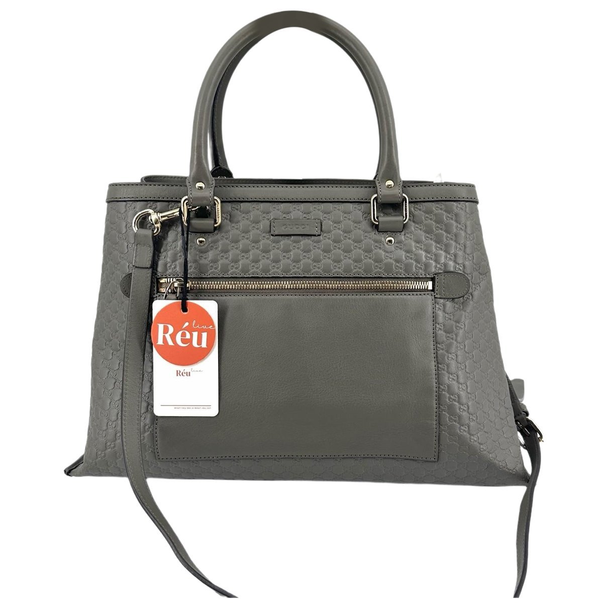 Leather tote
