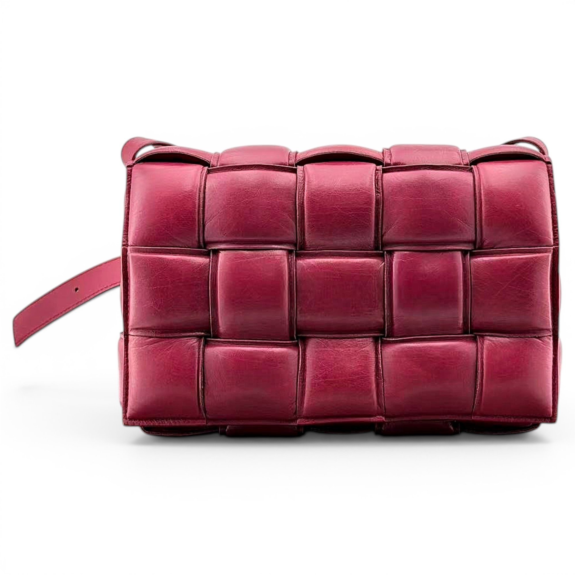 Cassette Padded leather handbag