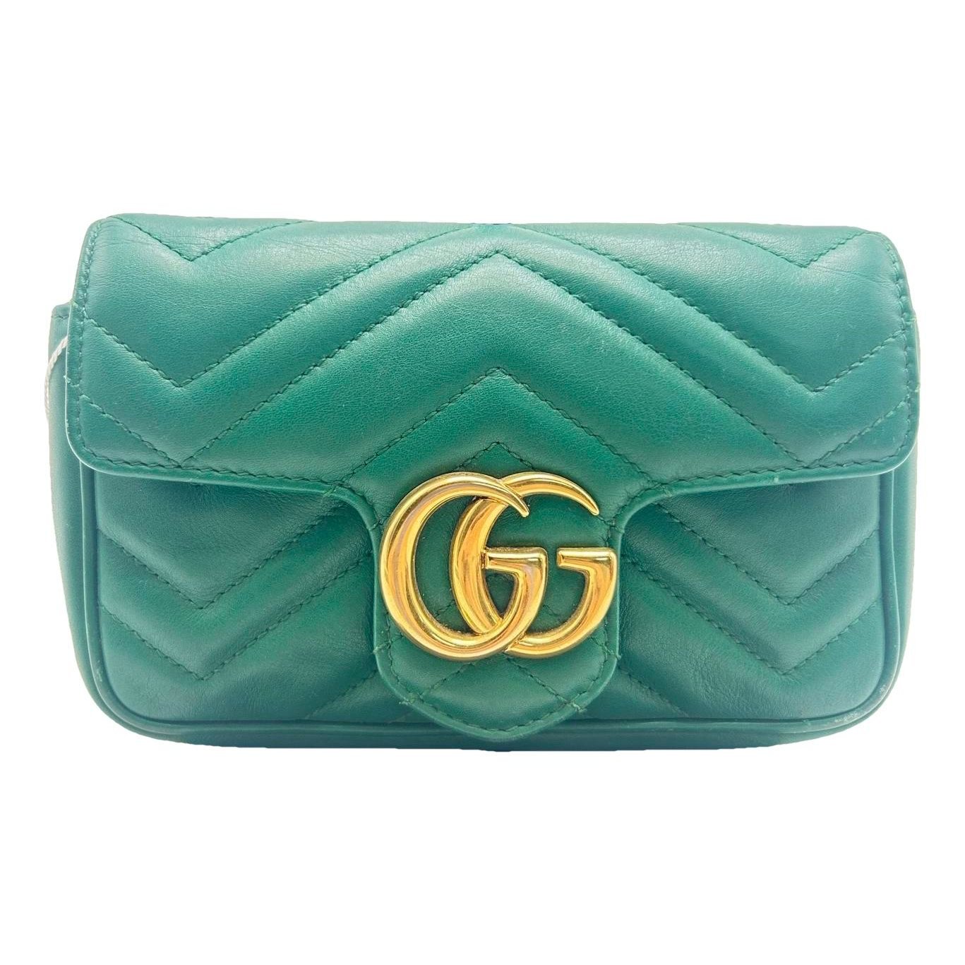 GG Marmont Flap leather crossbody bag