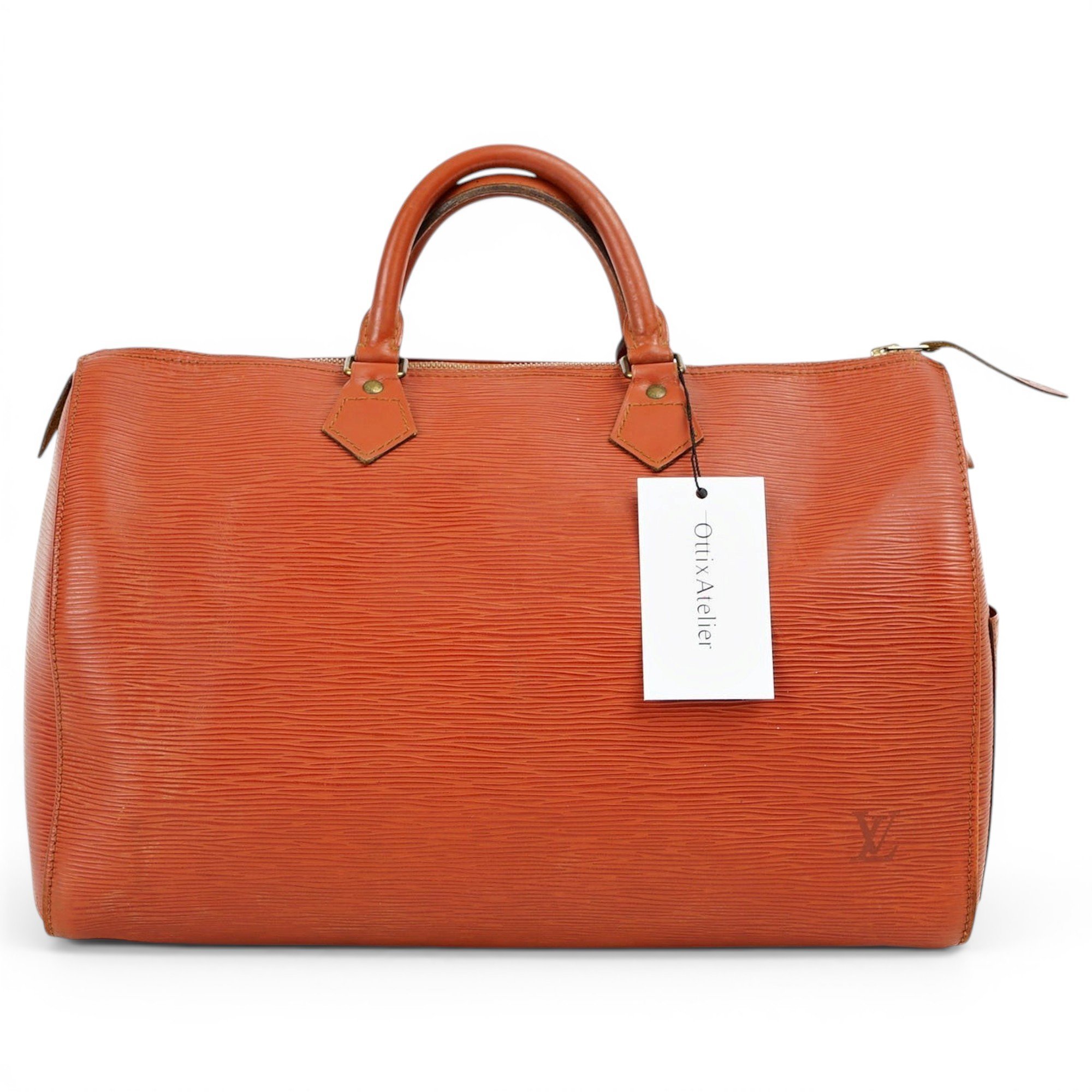 Speedy leather handbag