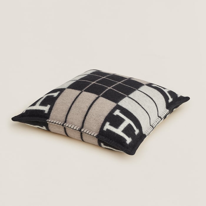 Écru Noir Avalon III Pillow, Small Model