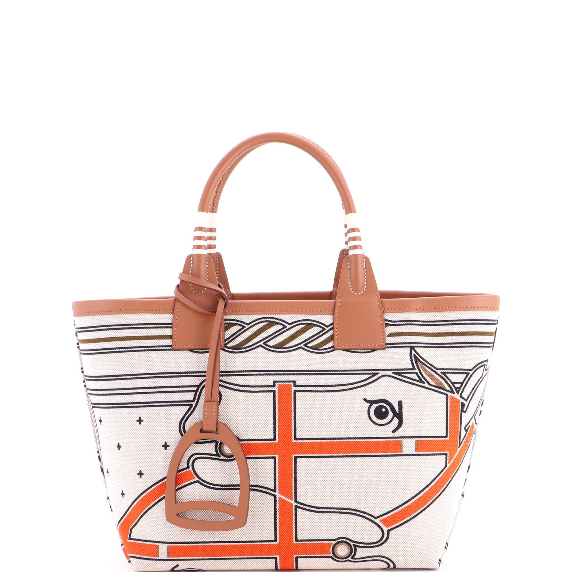 Leather tote